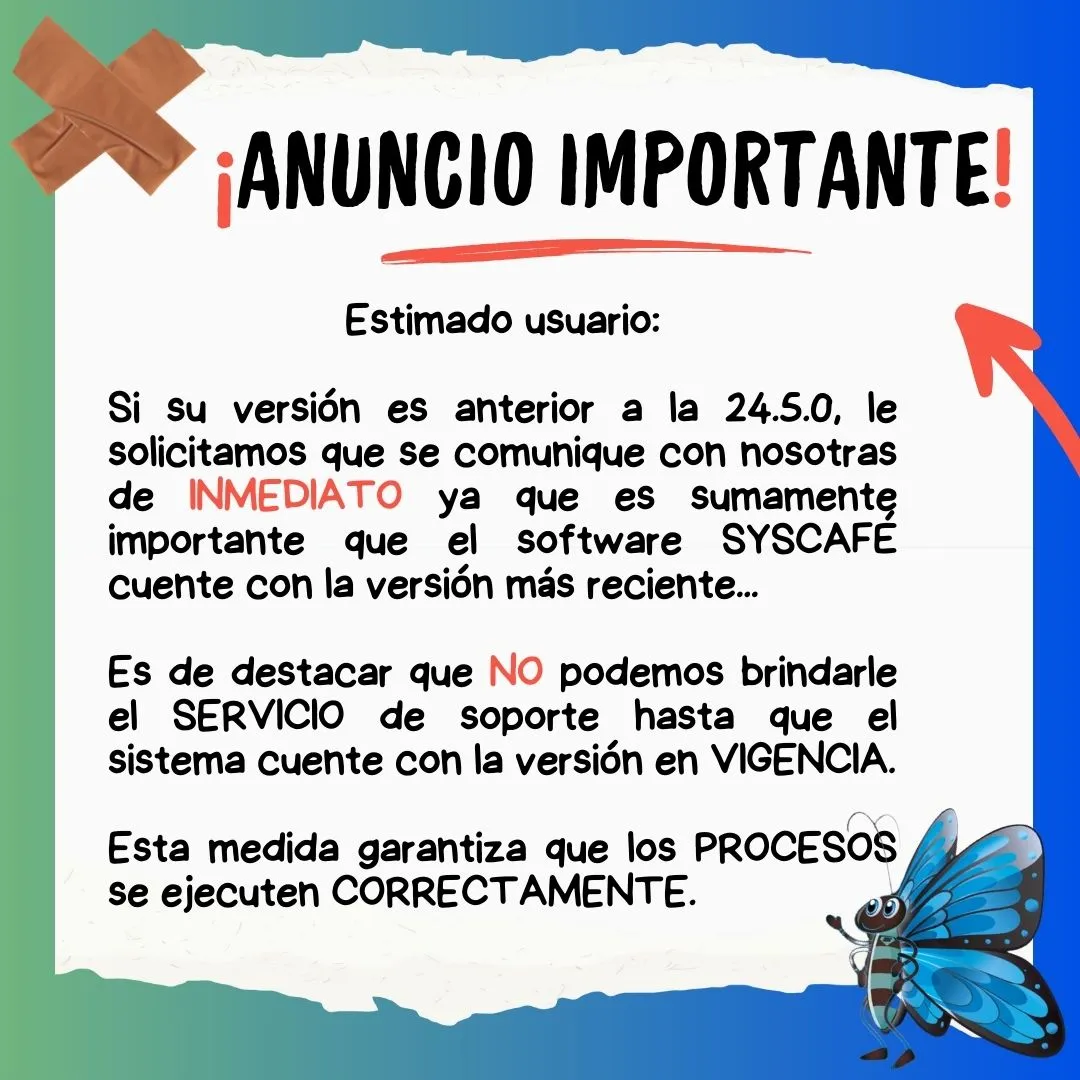 Imagen anuncio de versiones anteriores