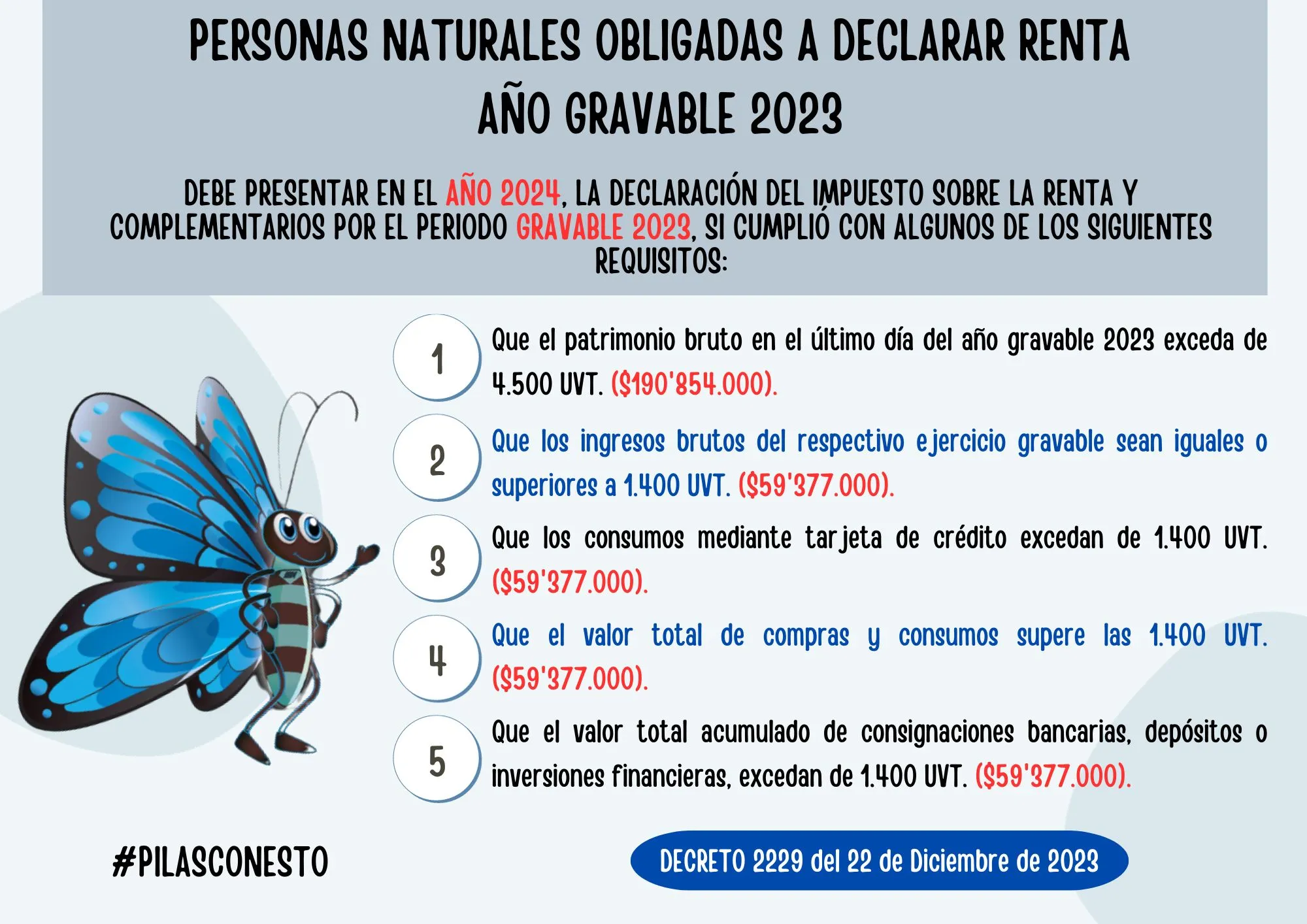 Imagen personas naturales obligadas a declarar renta